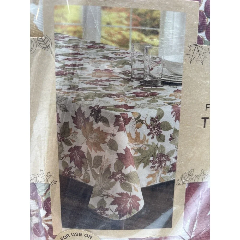 Elrene Fall Leaf Melody Holiday 52 x 70